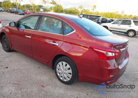 2017 Nissan Sentra Sv из США, поврежденный, VIN 3N1AB7AP5HY273359